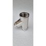 Canne fumarie braga raccordo a 135  acciaio inox 304, 5mm 140