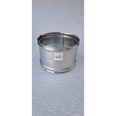 Canne fumarie manicotti tubi acciaio inox aisi 304 cm 19x0, 5mm