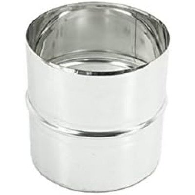 Canne fumarie manicotti tubi acciaio inox aisi 304 cm 19x0, 5mm