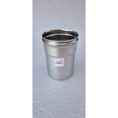Canne fumarie manicotti tubi acciaio inox aisi 304 cm 19x0, 5mm
