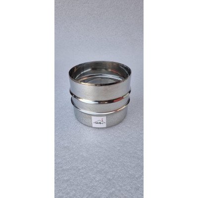Canne fumarie manicotti tubi acciaio inox aisi 304 cm 14x0, 5mm