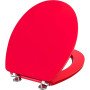 Cornat, sedile copri-wc telo, colore: rosso acceso, kstel40