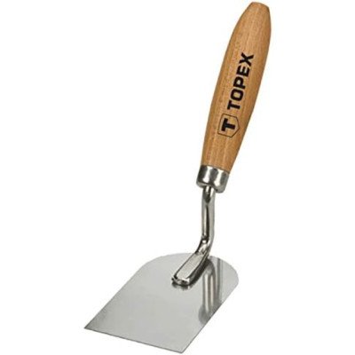 Topex 13a810 cazzuola per stucco co 110 x 80 mm acciaio inossidab