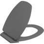 Allibert 819889 - sedile copri wc, modello bacarra, colore: grig