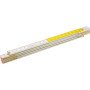 Topex 26c005 metro pieghevole in in legno 1 m, bianco giallo ds