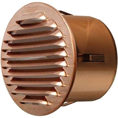 Griglia aerazione in rame con imbocco in plastica d 100 b00u7sl3qu