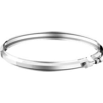 2 fascette di bloccaggio, spessore 0.5 mm acciaio inox, diametro