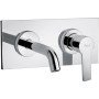 Le mans miscelatore lavabo a mur o cromato paini 90cr208p