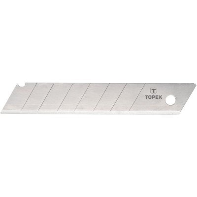 Topex 17b348 ricambio lame scorr rrevoli, 18 mm, 10 pezzi ds