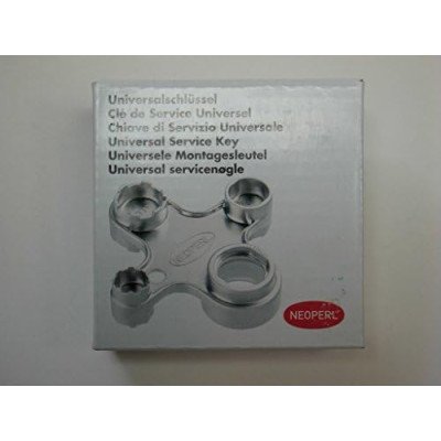 Neoperl universal-chiave di servizio, nichelato per m22 m24 m28