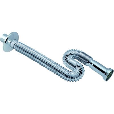 Goflex top quality chrome con rosone 1 1/4x32 goplast 1004krtop3