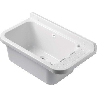 Negrari 2060 lavatoio-pilozzo da parete, resina pp, 60 x 34 cm,