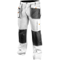 Topex 81-120-m pantaloni da lavoro bianchi, taglia m/50