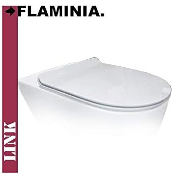 Flaminia 5051cw04 sedile slim pe r wc, link, in termoindurente, b