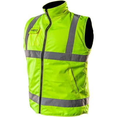 Topex 81-520-xl gilet da lavoro ouble face un lato riflettente t