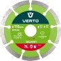 Topex 61h3s1 disco diamantato, 1 115 x 22,2 mm, segmentato