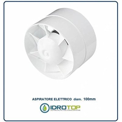 Aspiratore sopracappa d.100 mm 0 0 mc h vecamco 9799-113