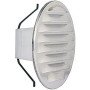 Griglia in alluminio d.130 mm c n molla e rete vecamco 9699-806-