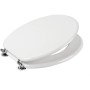 Copriwater dolomite lago champagne cerniera cromo-sedile-asse wc