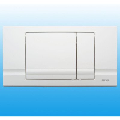 Schwab - placca di comando per riva duo, a doppio flusso, colore