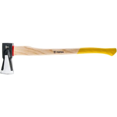 Topex 05a148 ascia per spaccare e 2000 g, manico in legno