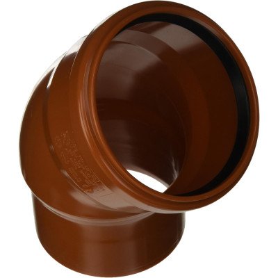 Bampi pv111045 raccordo curva ridotta in pvc 110 100 45 gradi, b