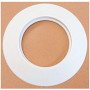 Rosone bianco in silicone dn 100 mm d. esterno 170 mm. canna fum