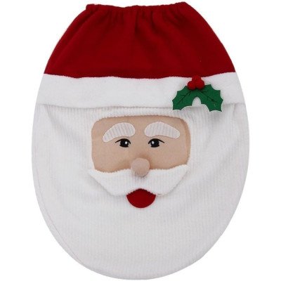 Gudehome sedile wc coperchio decorazioni di natale, babbo natale