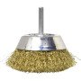 Topex 62h331 spazzola a tazza co con perno, 75 mm ds