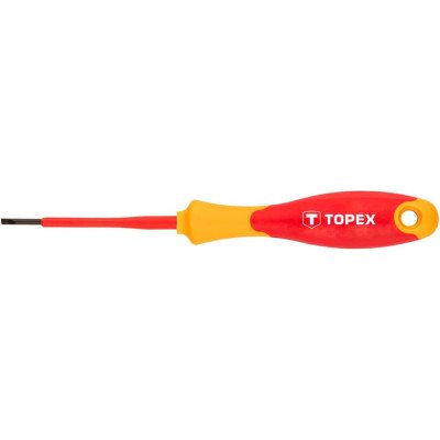 Topex 39d470 giravite piatto 100 000v 2,5 x 75mm, crmo ds