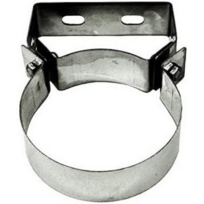 Fascetta murale canna fumaria dn 100 tubo acciaio inox 316