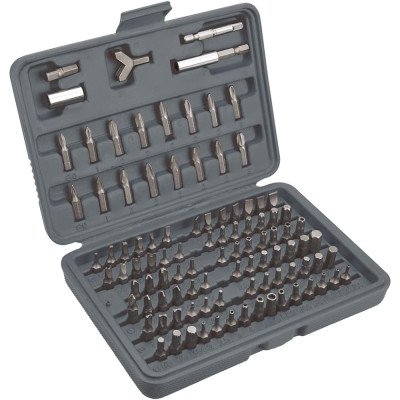 Topex 39d358 punte giravite con n innesto, 100 pezzi assortit ds