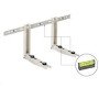 Griglia in allumino appoggio 100 x300 con rete - pop line vecamco