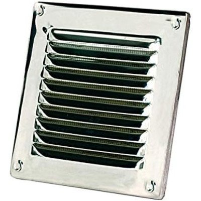 Griglia in acciaio inox 360x140 mm con rete vecamco 9694-804-400