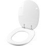 Copriwater per ideal standard linda bianco cerniera cromo-sedile-ass