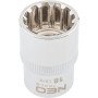 Topex 08-590 chiave a bussola sp spline 1/2, 18 mm ds