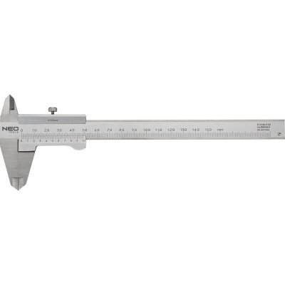 Topex 75-001 calibro certificato to din 150 mm acciaio inossid ds