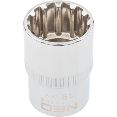 Topex 08-591 chiave a bussola sp spline 1/2, 19 mm ds