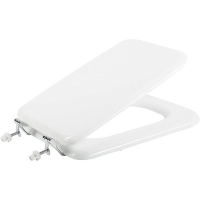 Sedile wc copriwater copriasse bianco mod. conca fit