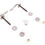 Sanitop-wingenroth fissaggio sedile wc numero 73, 1 pezzi, 64949
