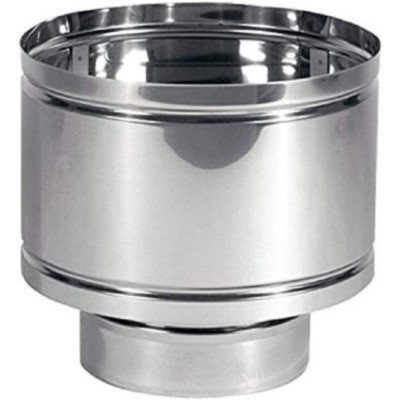 Antivento a botte acciaio inox aisi 304 5 10 comignolo fumaiolo