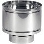 Antivento a botte acciaio inox aisi 304 5 10 comignolo fumaiolo