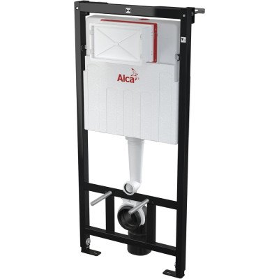 Alcaplast - porta-wc a scomparsa con doppio scarico