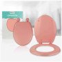 Girm  - hx916770 sedile wc in mdf laccato lucido rosa - copriwat