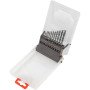 Topex 60h810 punta a spirale hss ss-g, 1.5 - 6.5 mm, set 13 p ds