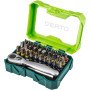 Topex 66h622 set di inserti gira ravite 32 pezzi 25 mm - 4 x p ds
