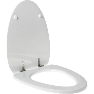 Acb colbam copriwater dolomite sweet life bianco cerniera cromo-