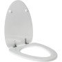 Acb colbam copriwater dolomite sweet life bianco cerniera cromo-
