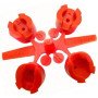 Rain bird 5000 plus mpr - set di ugelli mpr, colore: rosso, verd