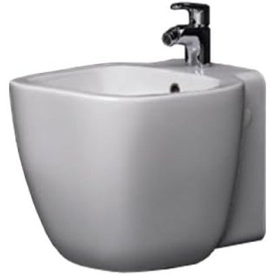 Sanitari bagno bidet sospeso, one rak, ceramica bianca